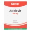 Aciclovir 800 mg 10 Tabletas Gf