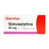Simvastatina 20 mg 10 Tabletas Gf