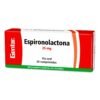 Espironolactona 25 mg 20 Tabletas Gf
