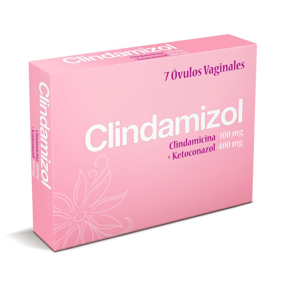 Clindamizol (Ketoconazol + Clindamicina) 400 mg 7 Ovulos Pc