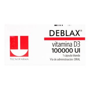 Deblax Vitamina D3 ui 1 Cápsulas