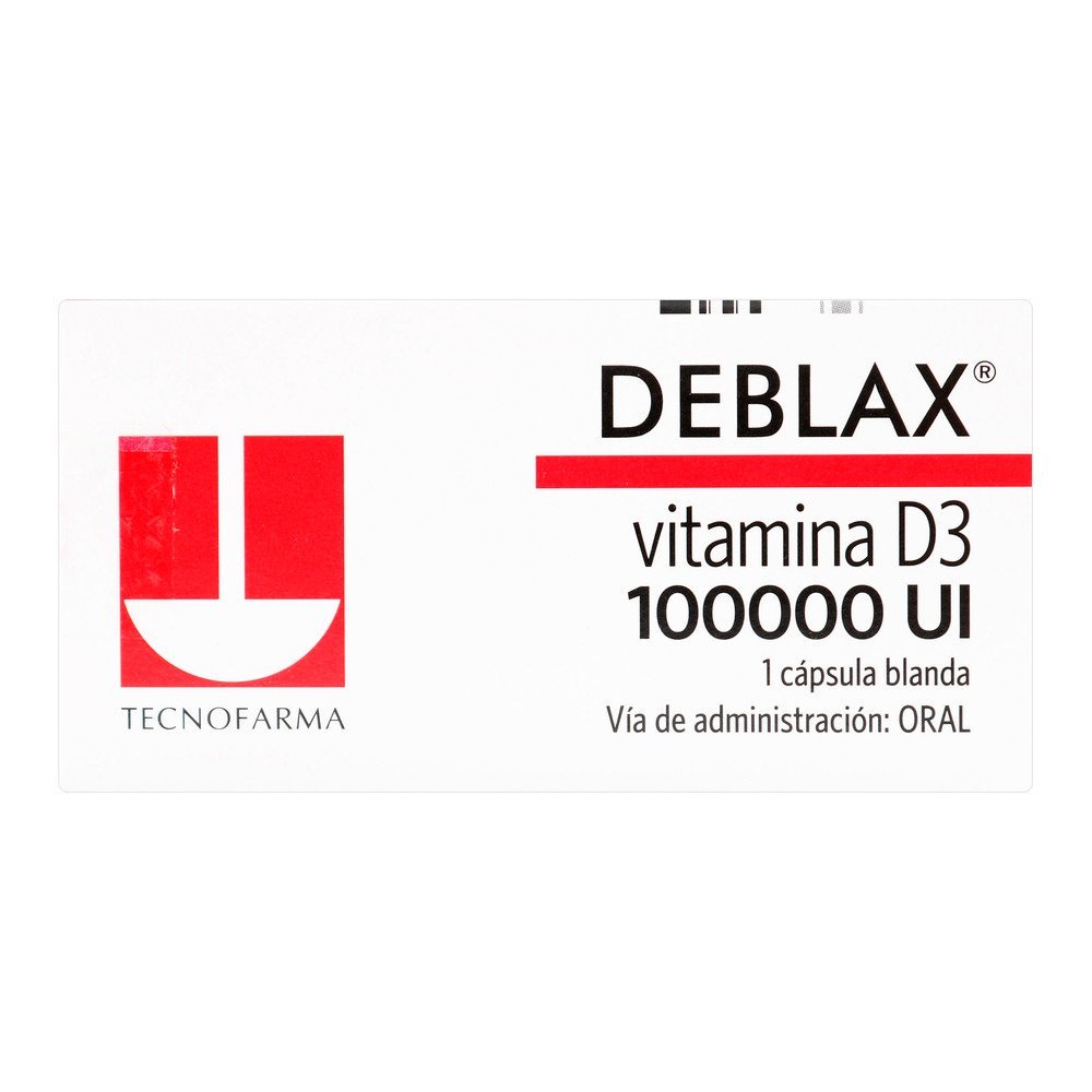 Deblax Vitamina D3 ui 1 Cápsulas