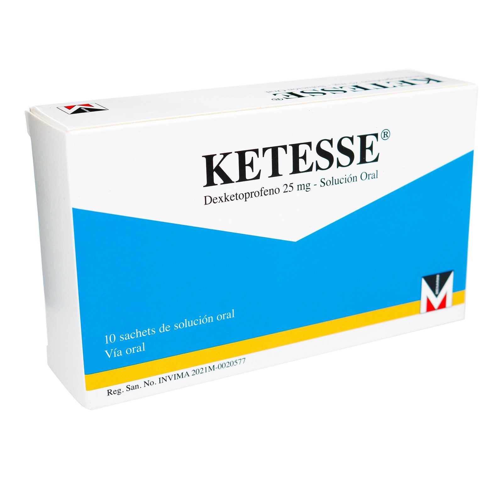 Ketesse 25 mg Solu. Oral 10 Sachets 10 ml