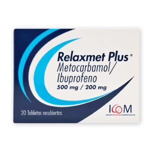 Relaxmet Plus (Ibuprofeno + Metocarbamol) 20 Tabletas