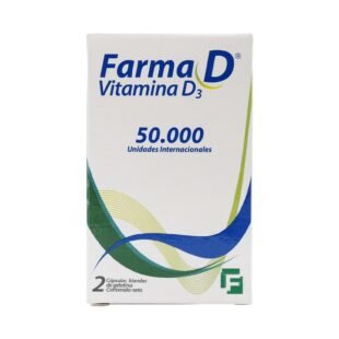 Farma D Vitamina D3 50.000 ui 2 Caps