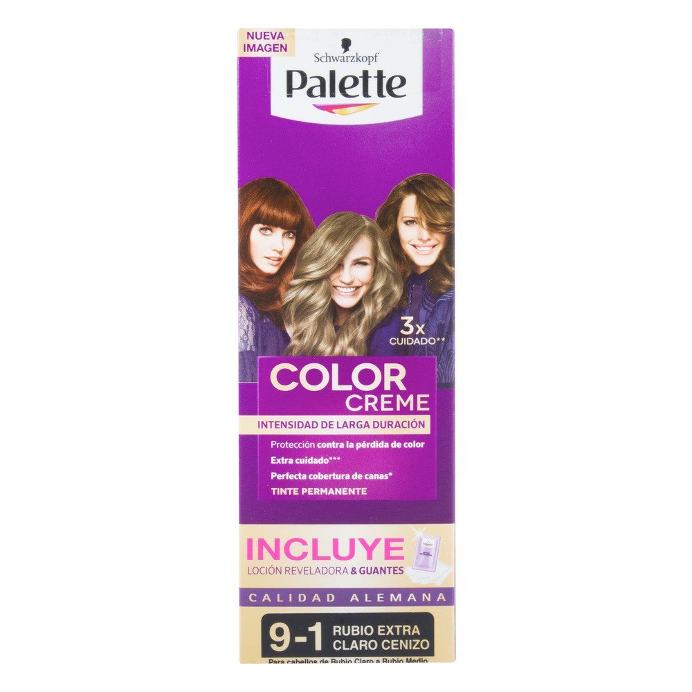 Palette Crema Tubo 9-1 Rubio Ext. Cla. Ceni