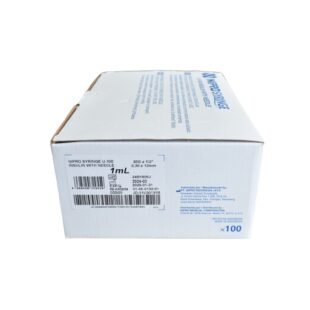Jeringa Ins 1 ml 30gx1/2 100und