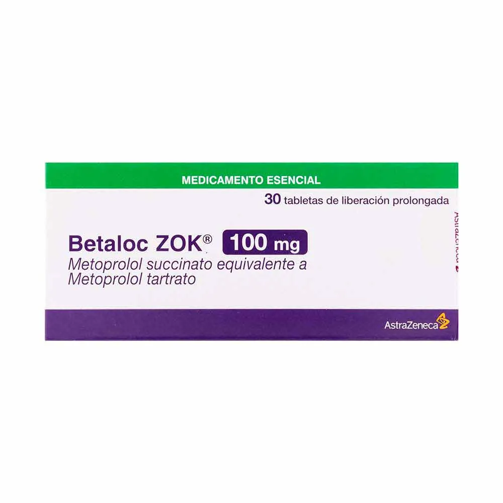 Betaloc Zok 100 mg 30 Tbs