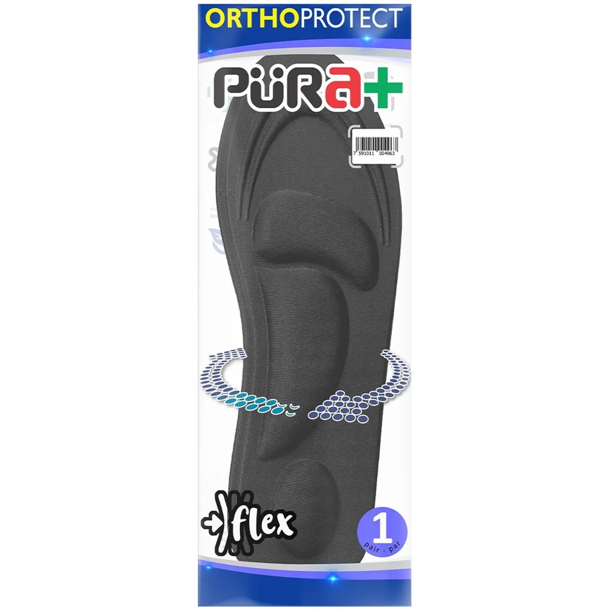 Plantilla Ultra Flex Pura+ Bolsa X 1 Par